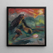 Aube - Arnold Peter Weisz-Kubnan — gerahmtes Bild an der Wand
