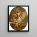 Apollon und eine Muse - Auger Lucas — gerahmtes Bild an der Wand