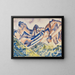 Berglandschaft - August Babberger — gerahmtes Bild an der Wand