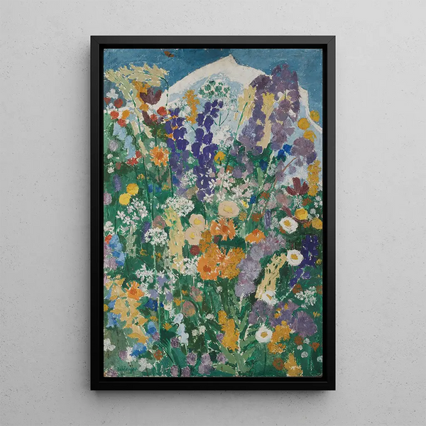 Reproduktion des Gemäldes Blumen auf dem Berg - August Babberger