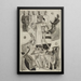 Hochzeitspaar - August Babberger — gerahmtes Bild an der Wand