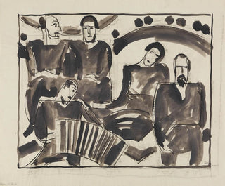 Familienbild Babberger - August Babberger — Ansicht des Kunstwerks
