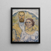 Selbstporträt des Künstlers mit seiner Frau - August Babberger — gerahmtes Bild an der Wand