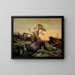 Landschaft - August Cappelen — gerahmtes Bild an der Wand
