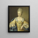Adriana Johanna van Heusden Ehefrau von Johan Arnold Zoutman - August Christian Hauck — gerahmtes Bild an der Wand