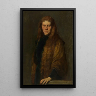 August Eisenmenger - Anna Eisenmenger geb Hobert Hofratsgattin Schwiegertochter des Knstlers.webp