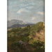 Reproduktion des Gemäldes Berglandschaft - August Fink