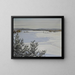 Schneelandschaft - August Hagborg — gerahmtes Bild an der Wand