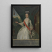 Karoline Luise von Hessen-Darmstadt Markgräfin von Baden - August Hermann Jakob Degmair — gerahmtes Bild an der Wand