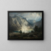 Lac d'Obersee près de Berchtesgaden - August Leu — gerahmtes Bild an der Wand