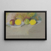 Pommes und Zitronen - August Macke — gerahmtes Bild an der Wand
