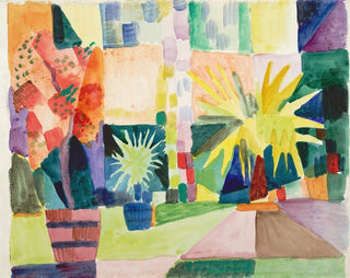 Arden sur le lac de Thoune - August Macke — Ansicht des Kunstwerks