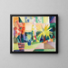 Arden sur le lac de Thoune - August Macke — gerahmtes Bild an der Wand