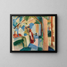 am Friedhof von Thun - August Macke — gerahmtes Bild an der Wand