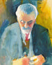 Studie eines Porträts von Bernhard Koehler - August Macke — Ansicht des Kunstwerks