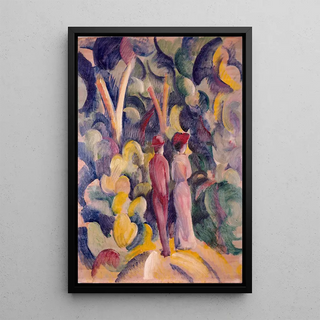 August Macke - Couple on the Forest Track.webp