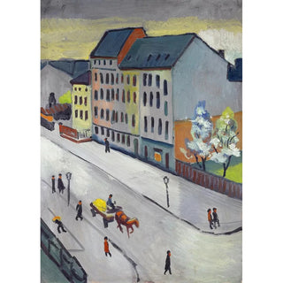 August Macke - Our street in gray.webp
