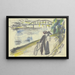 Wanderweg am Rhein - August Macke — gerahmtes Bild an der Wand