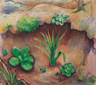Kleine Pflanzen im Wald - August Macke — Ansicht des Kunstwerks