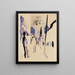 Rue am Abend - August Macke — gerahmtes Bild an der Wand