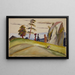 Spaziergänger in einer felsigen Landschaft - August Macke — gerahmtes Bild an der Wand