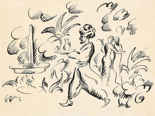 Szene der Tausendundeine Nacht - August Macke — Ansicht des Kunstwerks