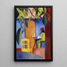 Reproduktion des Gemäldes Café türkisch - August Macke