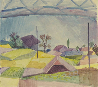 Ansicht von Hilterfingen - August Macke — Ansicht des Kunstwerks