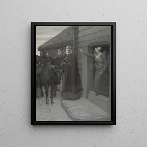 Illustration für Njals Saga - August Malmström — gerahmtes Bild an der Wand