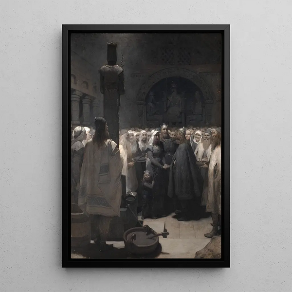 Versöhnung - August Malmström — gerahmtes Bild an der Wand