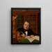Dr David Sternfeld, Arzt und Schriftsteller - August Mansfeld — gerahmtes Bild an der Wand