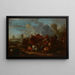 Begegnung - August Querfurt — gerahmtes Bild an der Wand