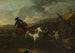 Kavaliere und Bettlerin in einer Landschaft - August Querfurt — Ansicht des Kunstwerks