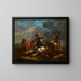 Dieb - August Querfurt — gerahmtes Bild an der Wand