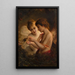 Cupidon und Psyche - August Riedel — gerahmtes Bild an der Wand