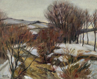 Weidlingbach in der Nähe von Klosterneuburg - August Rieger — Ansicht des Kunstwerks