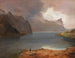 Partie au Mondsee - August Schaeffer von Wienwald — Ansicht des Kunstwerks