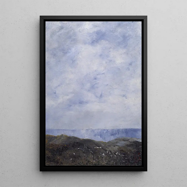 Küstenlandschaft - August Strindberg — gerahmtes Bild an der Wand