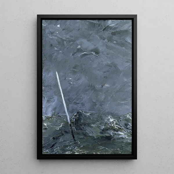 Reproduktion des Gemäldes Meeresrauschen, ohne Markenkennzeichnung - August Strindberg