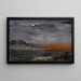 Sonnenuntergang - August Strindberg — gerahmtes Bild an der Wand