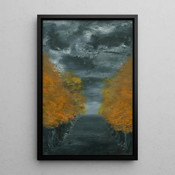 L'Avenue - August Strindberg — gerahmtes Bild an der Wand