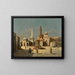 Eine orientalische Stadt - August von Siegen — gerahmtes Bild an der Wand
