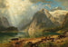 Ein Fjord-Landschaft - August Wilhelm Leu — Ansicht des Kunstwerks