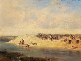 Bivouac russe - August von Pettenkofen — Ansicht des Kunstwerks