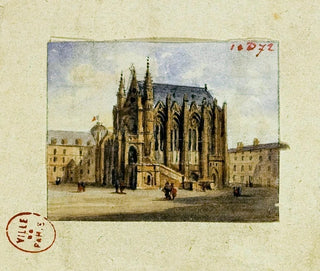 La Sainte-Chapelle - Auguste Sébastien Bénard — Ansicht des Kunstwerks