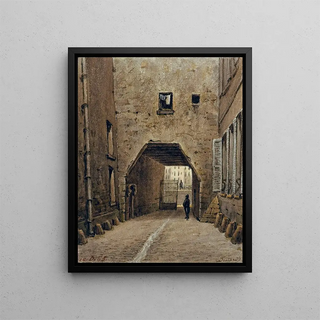 AugusteSbastien Bnard - Rue des chantres entre le quai aux fleurs et la rue Chanoinesse.webp