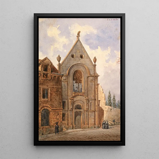 AugusteSbastien Bnard - Vue de lextrieur dune chapelle.webp