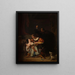Szenen aus Notre-Dame de Paris - Auguste Couder — gerahmtes Bild an der Wand