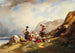 Lavandières am Bergsee - Auguste Delacroix — Ansicht des Kunstwerks