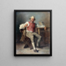 L'Homme à la pipe - Auguste Dutuit — gerahmtes Bild an der Wand